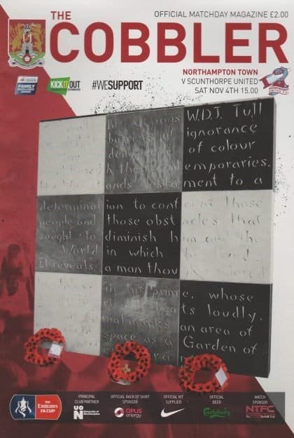 Northampton Town v Scunthorpe United 04-Nov-2017