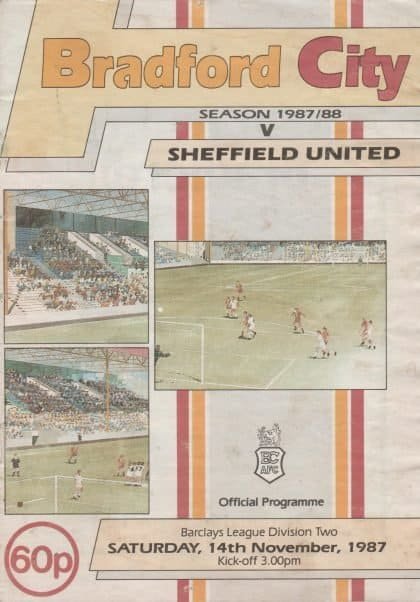 Bradford City v Sheffield United 14-Nov-1987