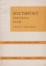 Southport v Shrewsbury Town 13-Dec-1969