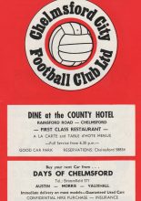 Chelmsford City v Southend United 20-Sep-1971