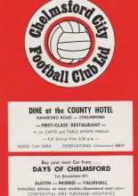 Chelmsford City v Southend United 21-Dec-1970