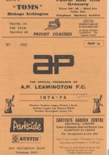 AP Leamington v Southend United 23-Nov-1974