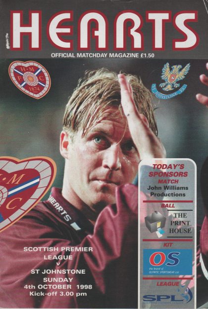 Heart of Midlothian v St Johnstone 04-Oct-1998