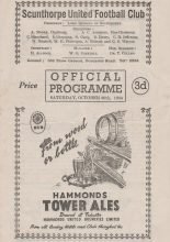 Scunthorpe United v Stockport County 30-Oct-1954