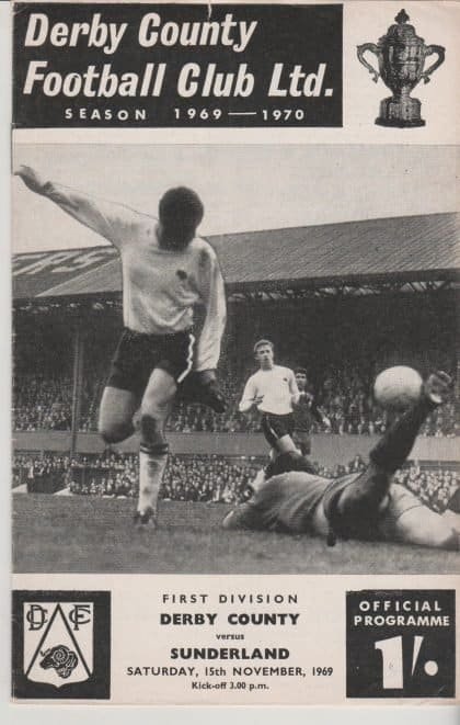 Derby County v Sunderland 15-Nov-1969