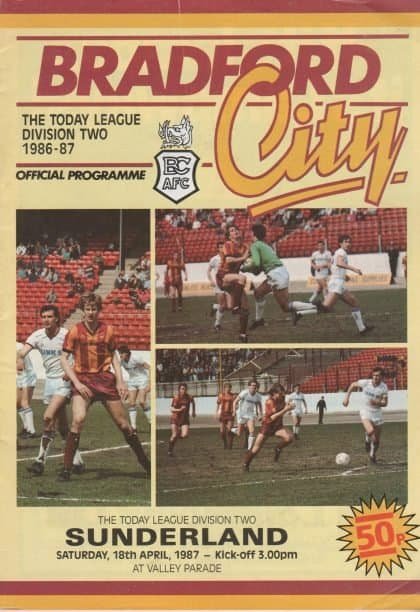 Bradford City v Sunderland 18-Apr-1987