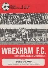 Wrexham v Sunderland 07-Apr-1980