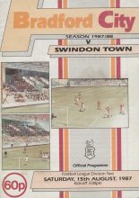 Bradford City v Swindon Town  15-Aug-1987