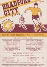 Bradford City v Tranmere Rovers 27-Feb-1965