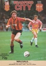 Bradford City v Walsall  08-Apr-1989
