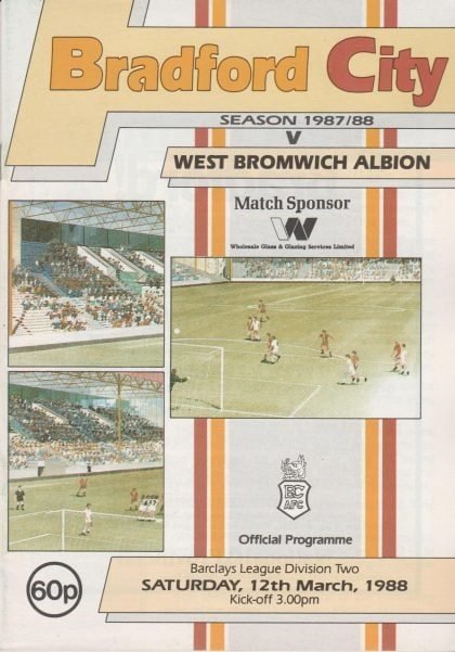 Bradford City v West Bromwich Albion 12-Mar-1988