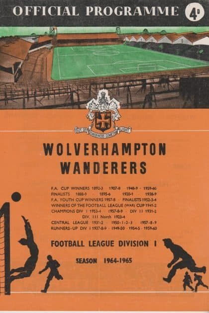 Wolverhampton Wanderers v West Bromwich Albion 15-Mar-1965