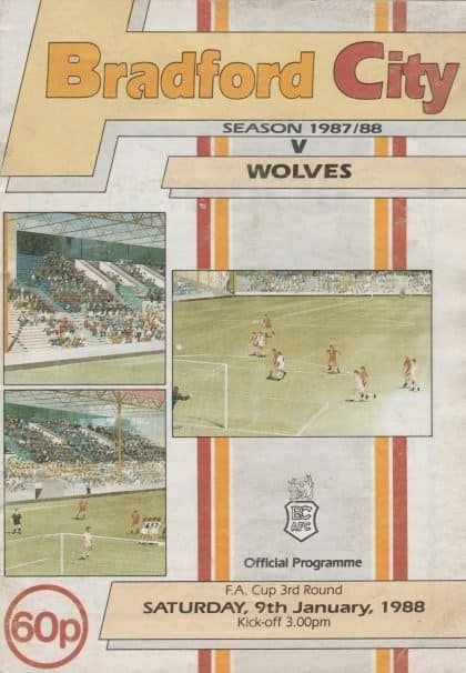 Bradford City v Wolverhampton Wanderers 09-Jan-1988