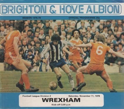 Brighton & Hove Albion v Wrexham 11-Nov-1978