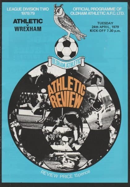 Oldham Athletic v Wrexham 24-Apr-1979