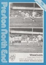 Preston North End v Wrexham  26-Dec-1978