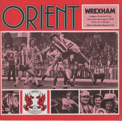 Leyton Orient v Wrexham 26-Aug-1978