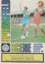 Wigan Athletic v Wrexham 04-Apr-1983