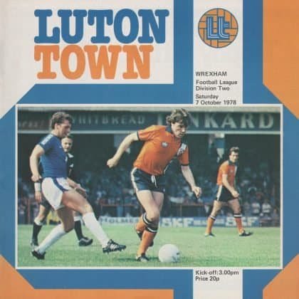 Luton Town v Wrexham 07-Oct-1978