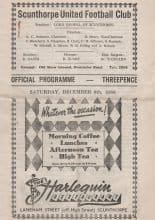 Scunthorpe United v Wrexham 08-Dec-1956