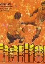 Charlton Athletic v Wrexham 09-Sep-1978
