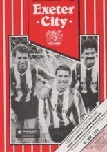 Exeter City v York City 03-Mar-1990