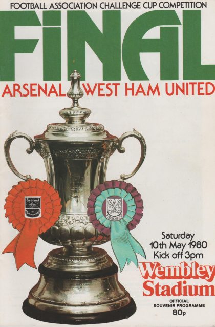 Arsenal v West Ham United  10-May-1980