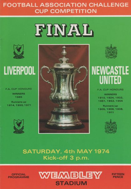 Liverpool v Newcastle United 04-May-1974