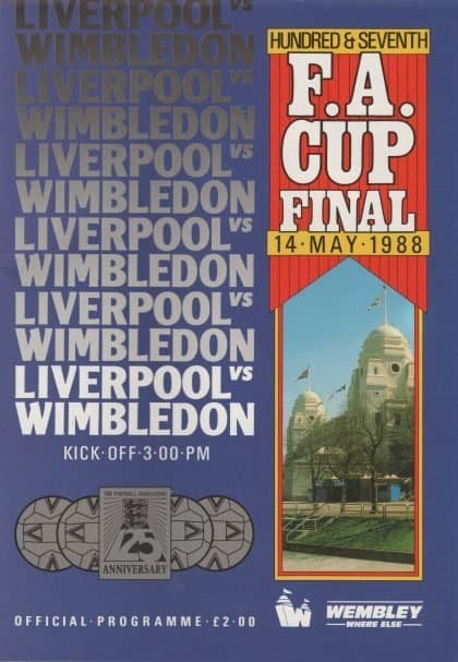 Liverpool v Wimbledon  14-May-1988