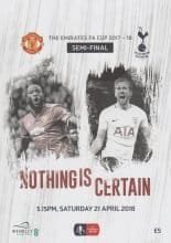 Manchester United v Tottenham Hotspur 21-Apr-2018