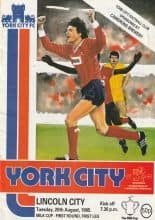 York City v Lincoln City 20-Aug-1985