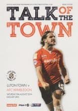 Luton Town v AFC Wimbledon 16-Aug-2014