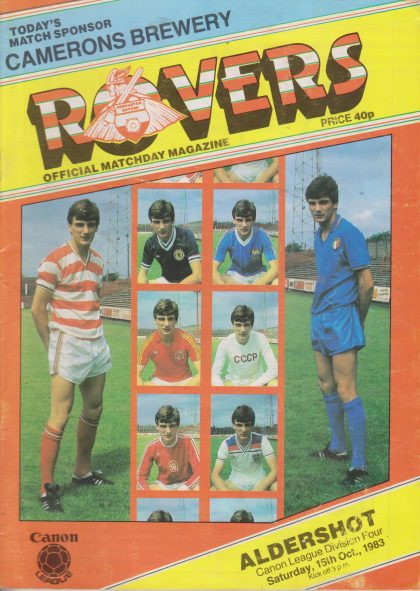 Doncaster Rovers v Aldershot 15-Oct-1983