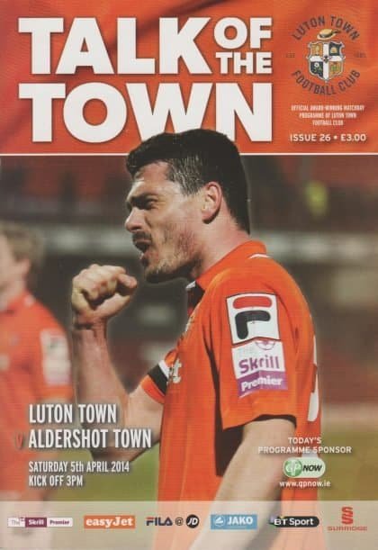 Luton Town v Aldershot Town 05-Apr-2014