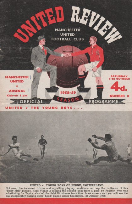 Manchester United v Arsenal 11-Oct-1958