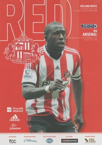 Sunderland v Arsenal  14-Sep-2013