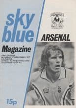 Coventry City v Arsenal 17-Dec-1977