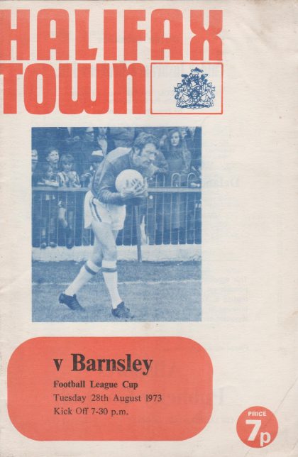 Halifax Town v Barnsley 28-Aug-1973
