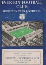Everton v Birmingham City 08-Dec-1956