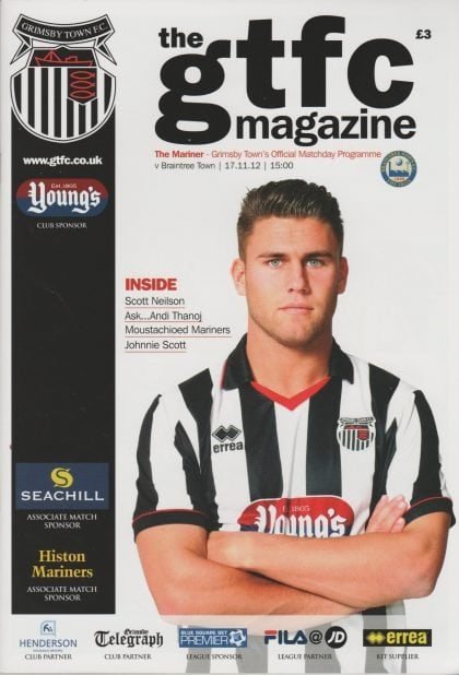 Grimsby Town v Braintree Town  17-Nov-2012