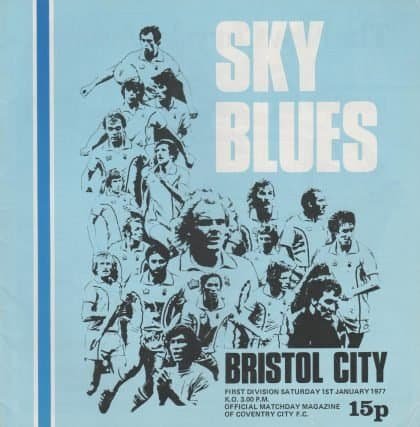 Coventry City v Bristol City  01-Jan-1977