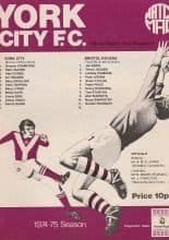 York City v Bristol Rovers 12-Oct-1974