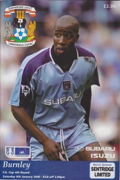 Coventry City v Burnley 08-Jan-2000
