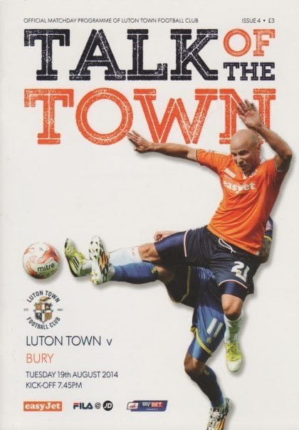 Luton Town v Bury  19-Aug-2014