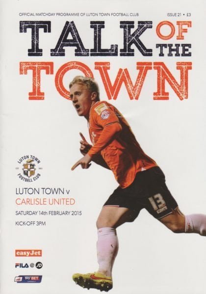 Luton Town v Carlisle United 14-Feb-2015