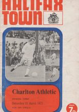 Halifax Town v Charlton Athletic 21-Apr-1973