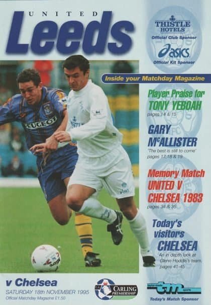 Leeds United v Chelsea 18-Nov-1995