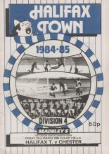 Halifax Town v Chester  22-Mar-1985