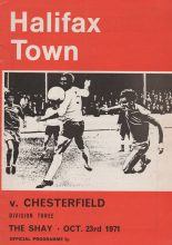 Halifax Town v Chesterfield 23-Oct-1971