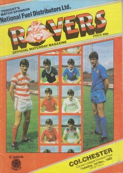 Doncaster Rovers v Colchester United 01-Nov-1983